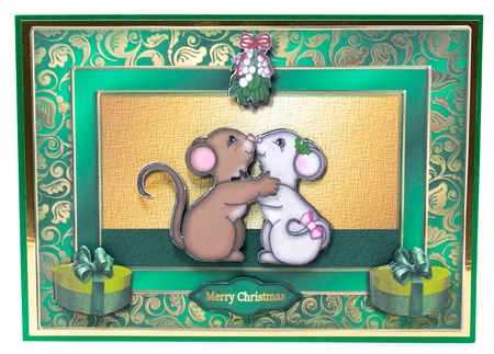 Kissing under the Mistletow  by Lisa Bird