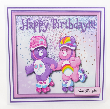 Skating  Care Bears  4 by Lisa Bird