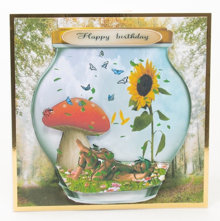 fairy in a jar  by Lisa Bird
