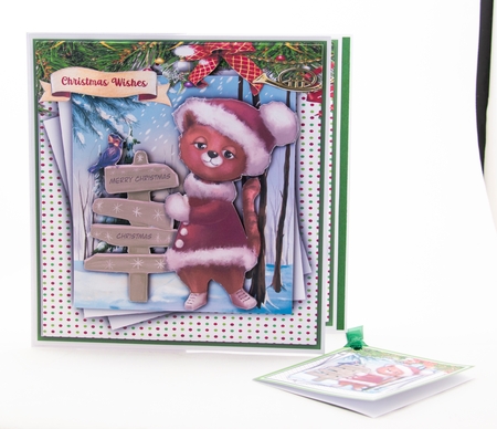 8x8 Mini Kit, Bears Christmas Sign by Lisa Bird