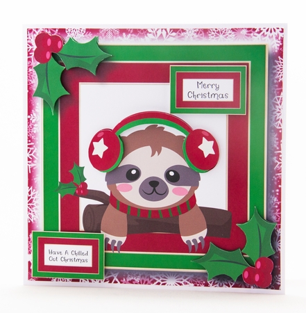 Chill Out Christmas Sloth 3 by Lisa Bird
