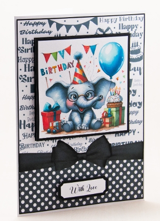 Happy Birthday 1 Card Front 7x5 by Lisa Bird