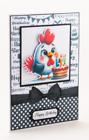 Happy Birthday 1 Card Front 7x5 by Lisa Bird