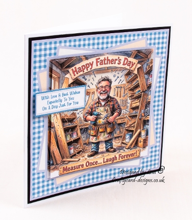 Measure Once...Laugh Forever - 7x7 by Lisa Bird