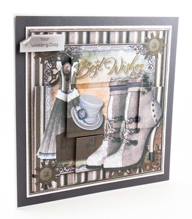 Steampunk Wishes Card Topper 1 by Lisa Bird