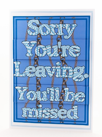 A4 Sorry Youre Leaving Chains by Lisa Bird