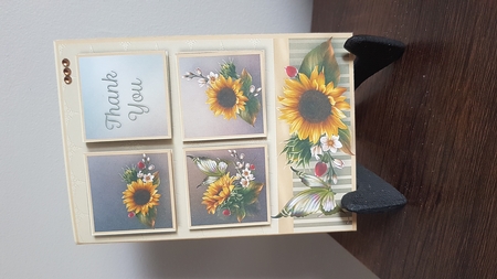 Sunflower Season - Squares Card Mini Kit by Lisa Dyason