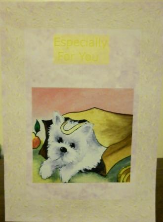 2 Westie Character Paintings by Lisa Griffiths