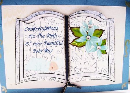 New Baby Boy Booksheet by Lisa Griffiths