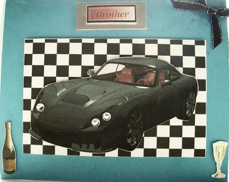 Black Sports Car by Lisa Griffiths