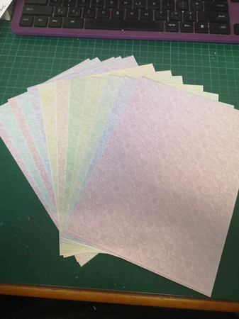 Many Hearts Backgrounds-Candy Floss by Lisa Howett