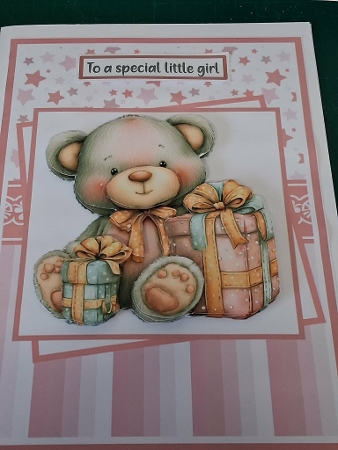 Birthday Bear #2 Mini Kit 5x7 (3) by Lisa Howett