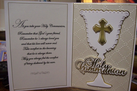 Communion Goblet Card by Lisa Howett