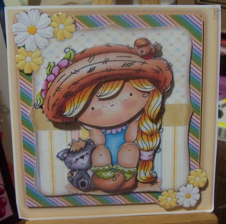 Izzy with Little Bird  by Lisa Howett
