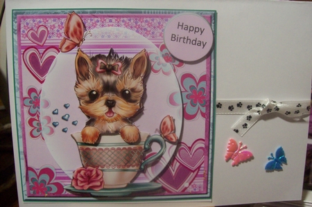 Mini Kit - Teacup Yorkie for lots of occasions #1 by Lisa Howett