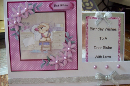 Teddys Bouquet of Birthday Wishes by Lisa Howett