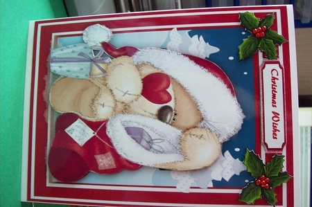 Teds Christmas Stocking  by Lisa Howett