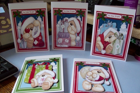 Teds Christmas Stocking  by Lisa Howett