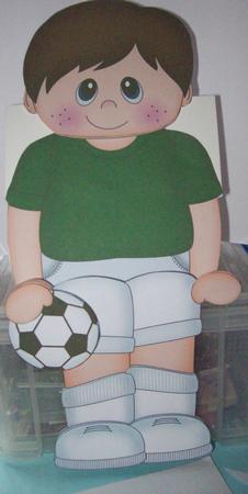 3D on the Shelf Card Kit - Little Footballer Cliff by Lisa Howett