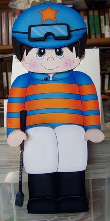 3D on the Shelf Card Kit - Little Jockey Jim by Lisa Howett