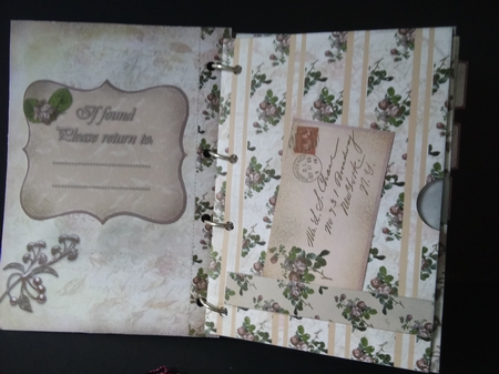 Vintage Journal Kit, with free backing papers by Lisa Lee