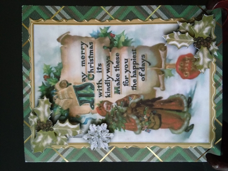 Quick Card Santa - Holly by Lisa Lee