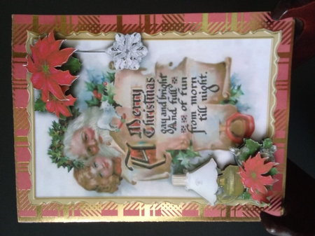 Quick Card Santa - Lamp by Lisa Lee
