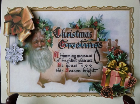 Quick Card Santa - Parcel by Lisa Lee