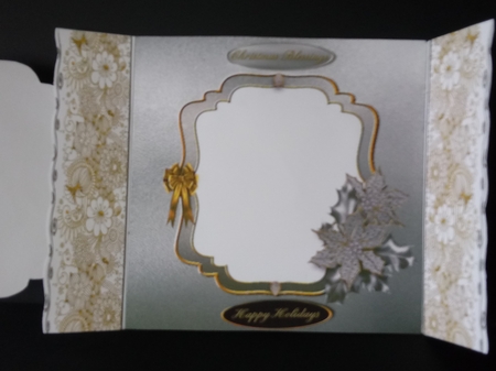 Christmas Foil Panel - Wreath by Lisa Lee