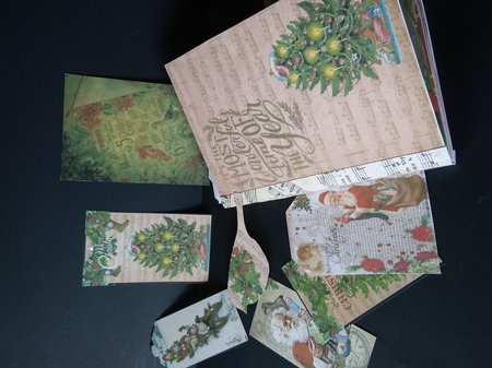 Once Upon A Christmas Vintage Junk Journal Kit by Lisa Lee