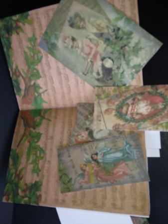 Once Upon A Christmas Vintage Junk Journal Kit by Lisa Lee