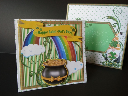 TWIST AND POP CARD KIT - IRISH GNOMES by Lisa Lee