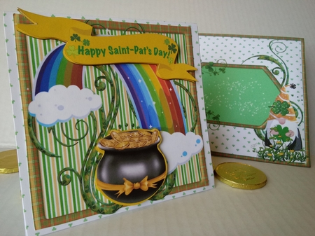 TWIST AND POP CARD KIT - IRISH GNOMES by Lisa Lee