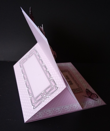 3D Easel Card Mini Kit - A Touch of Elegance Mothers Day - Flowers, Heart Lace, Butterflies & Pearls by Lisa Lee