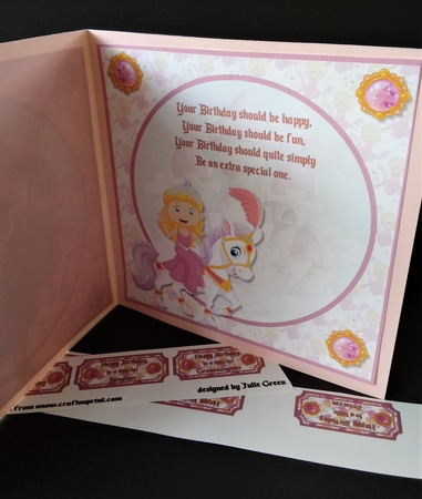 Enchanted Princess 7x7 insert by Lisa Lee