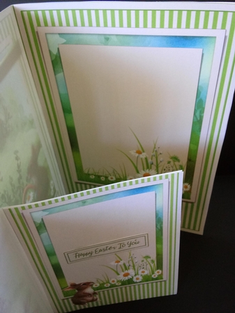 BUNNY GREETINGS 4 CUT & FOLD MINI KIT by Lisa Lee