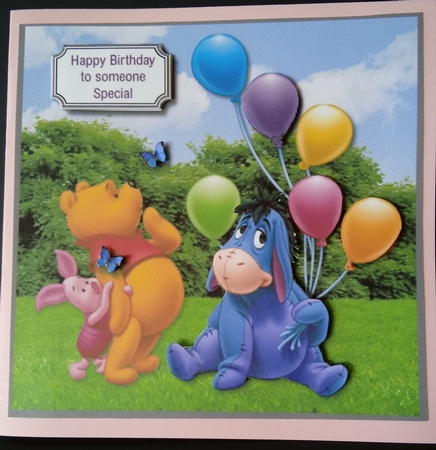 Eeyore and friends Birthday by Lisa Lee