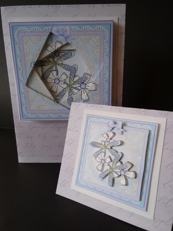 Dreamy Dragonflies with Daisies - Twisted Tunnel Topper by Lisa Lee