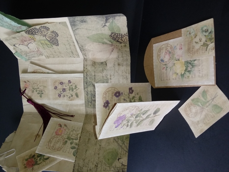 Vintage Postage Stamps by Lisa Lee