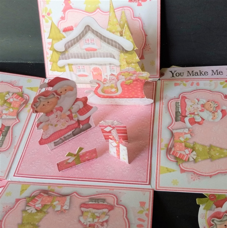 Mr & Mrs Claus Explosion Box #1 by Lisa Lee