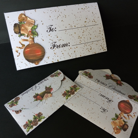 Christmas Money Wallet or Gift Card Holder 2 by Lisa Lee