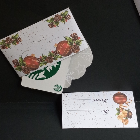 Christmas Money Wallet or Gift Card Holder 2 by Lisa Lee