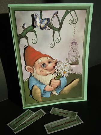 Belated Birthday Gnome by Lisa Lee