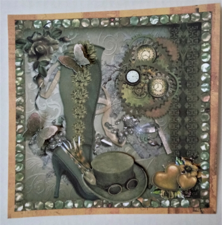 Sparkling Steampunk with Old Boot by Lisa Lee
