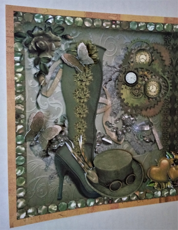 Sparkling Steampunk with Old Boot by Lisa Lee