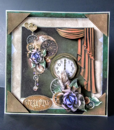 Steampunk Dream Catcher Card Topper by Lisa Lee