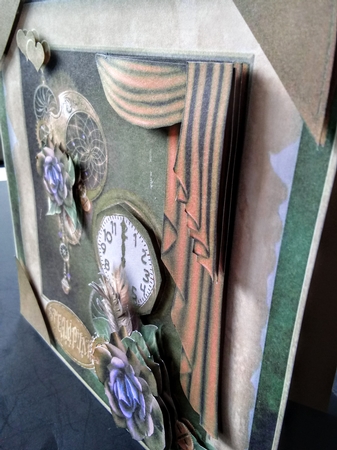 Steampunk Dream Catcher Card Topper by Lisa Lee