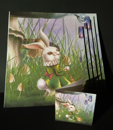 Fairy Tales - Wonderland Through The Looking Glass 3 - Pyrimage/Pyramid + Insert & Tag by Lisa Lee