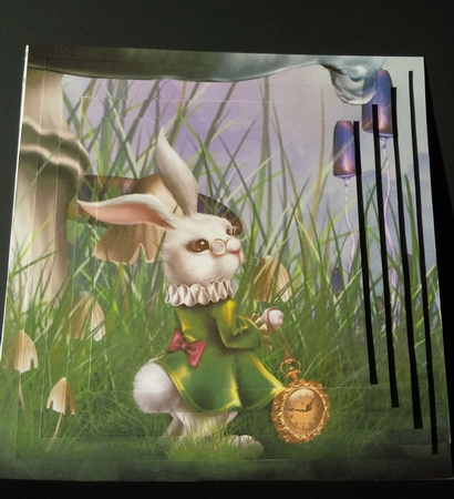 Fairy Tales - Wonderland Through The Looking Glass 3 - Pyrimage/Pyramid + Insert & Tag by Lisa Lee