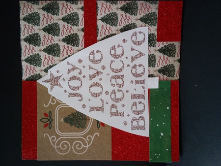 Red Joy Love Peace Believe Word Art by Lisa Lee